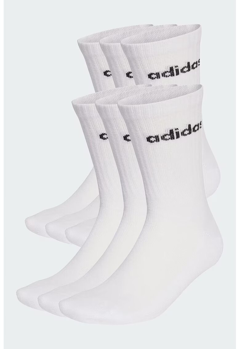 Adidas PERFORMANCE Set de 6 perechi de sosete - Negru/Alb optic