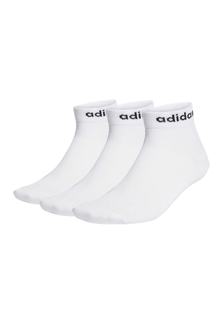 Adidas PERFORMANCE Set de sosete scurte - 3 perechi - Alb/Negru