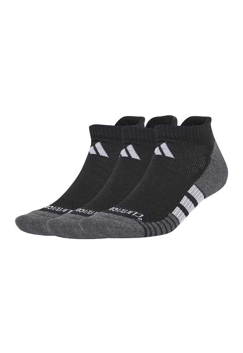 Adidas PERFORMANCE Set de sosete unisex - pentru fitness - 3 perechi - Alb/Negru/Gri