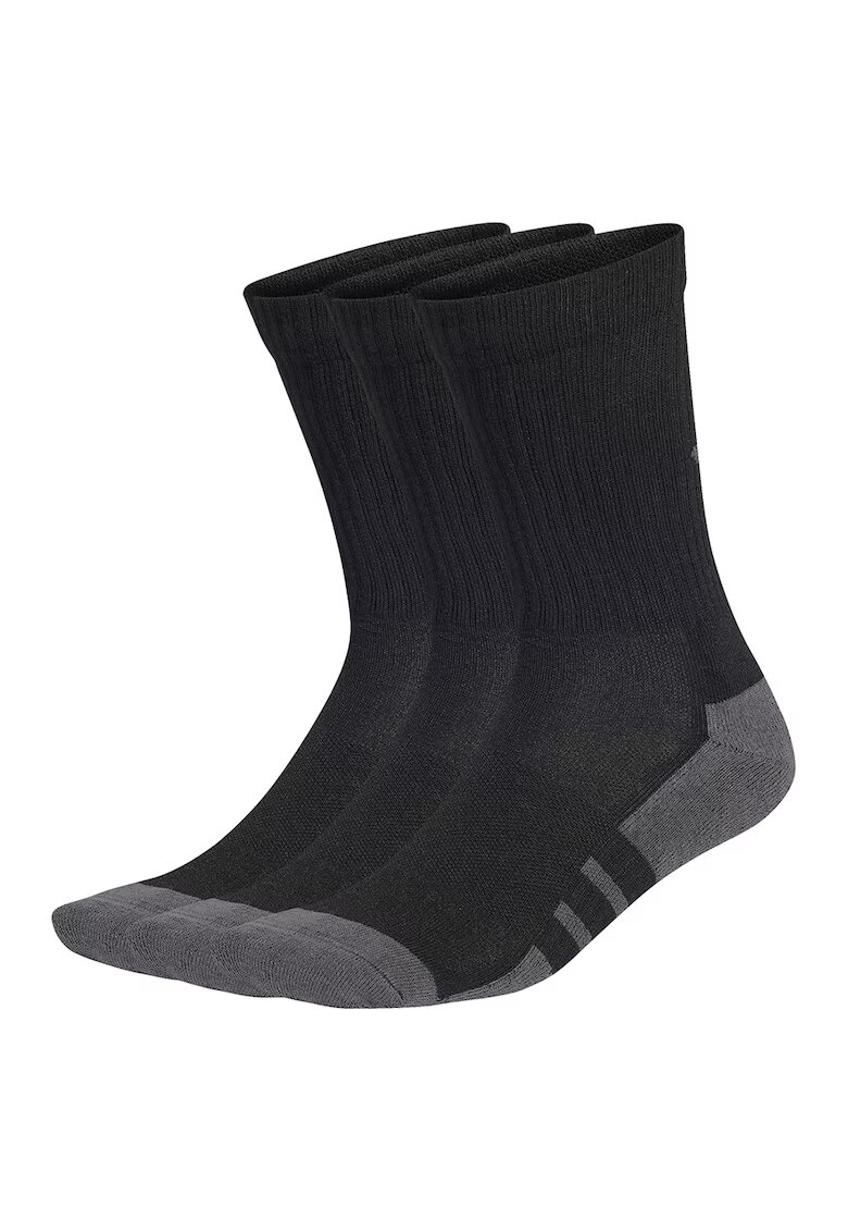 Adidas PERFORMANCE Set de sosete unisex - pentru fitness - 3 perechi - Negru/Gri