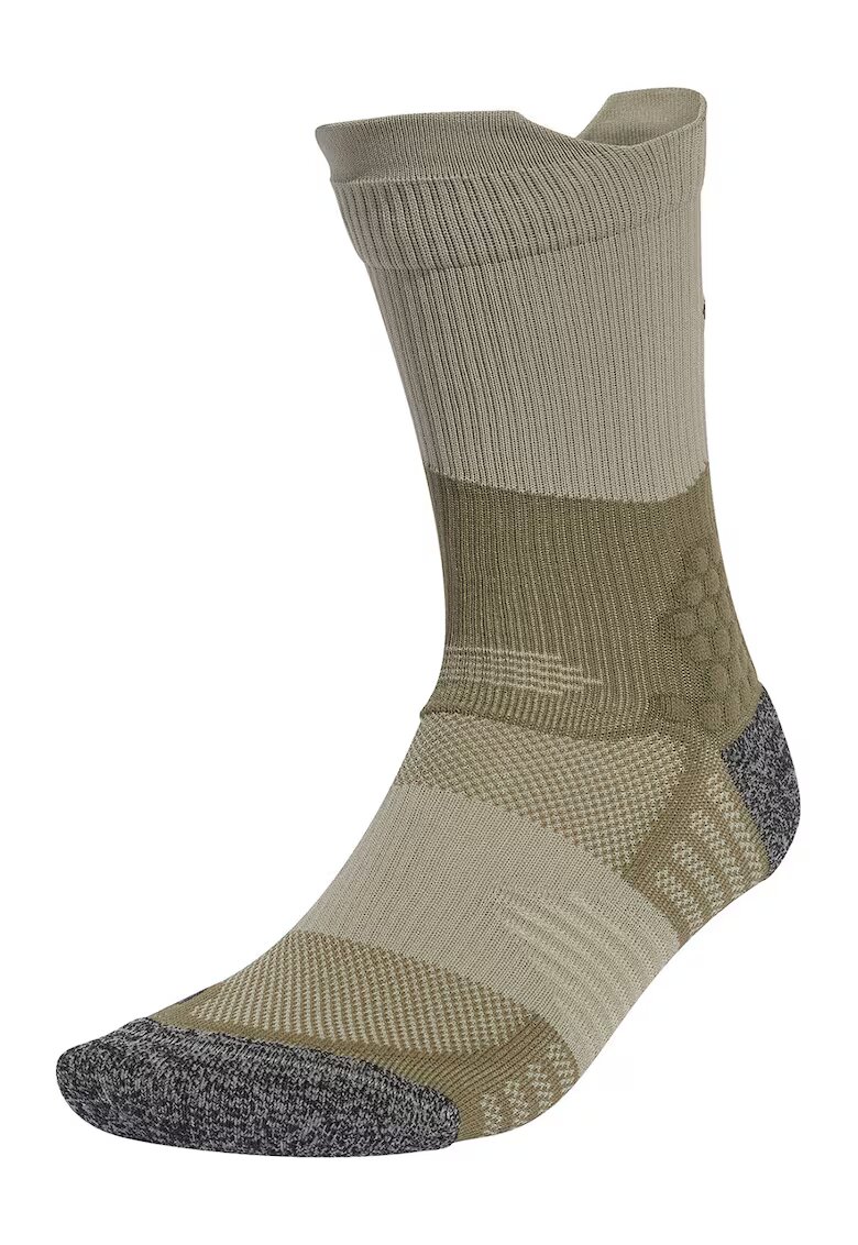 Adidas PERFORMANCE Sosete unisex cu logo pe partea din spate - pentru alergare - Verde