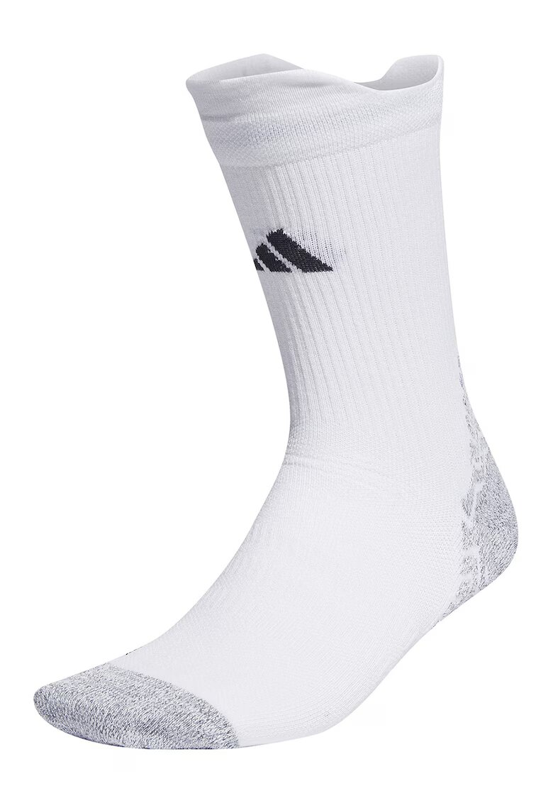 Adidas PERFORMANCE Sosete unisex cu logo - pentru fotbal - Alb/Gri melange