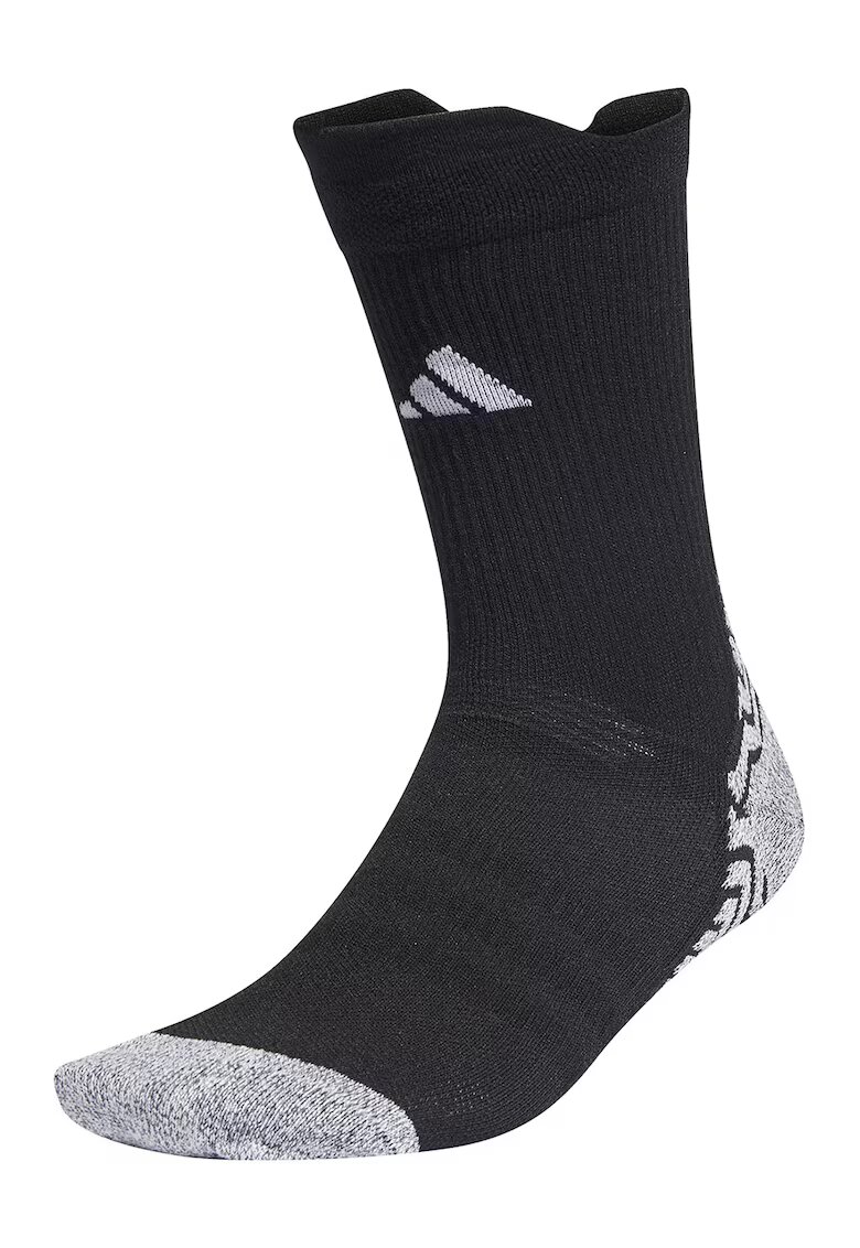 Adidas PERFORMANCE Sosete unisex cu logo - pentru fotbal - Negru/Alb murdar