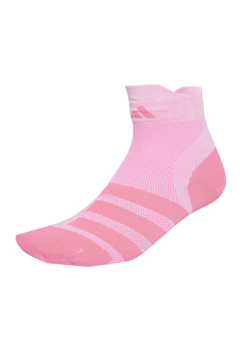 Adidas PERFORMANCE Sosete unisex pentru alergare Adizero - Roz pastel/Alb optic