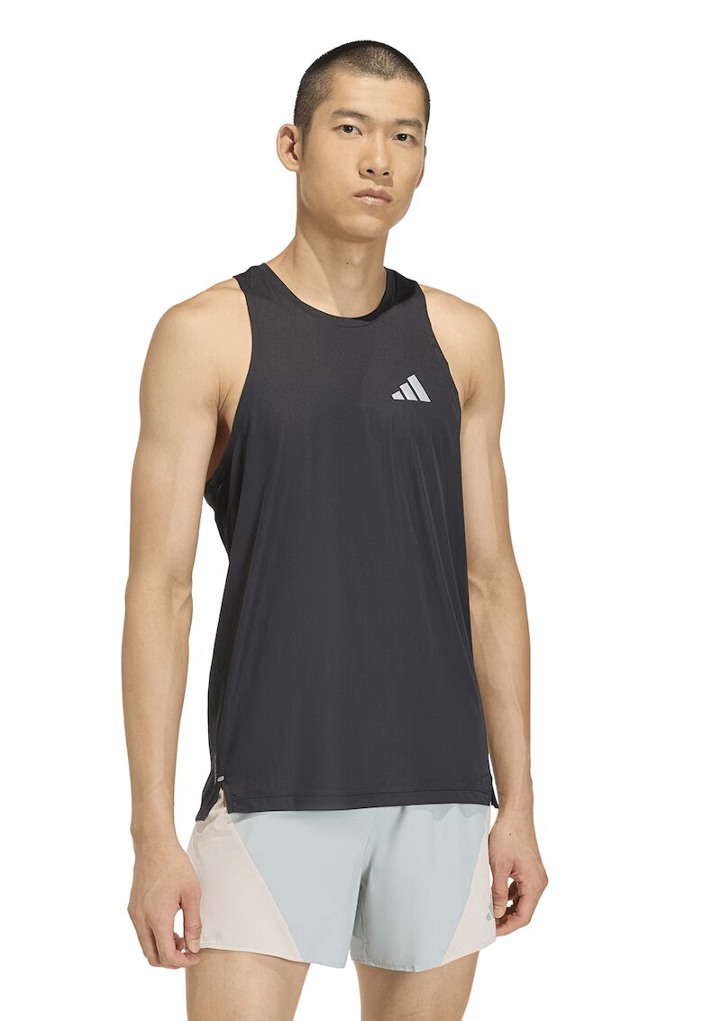 Adidas PERFORMANCE Top cu decolteu racer pentru alergare - Negru