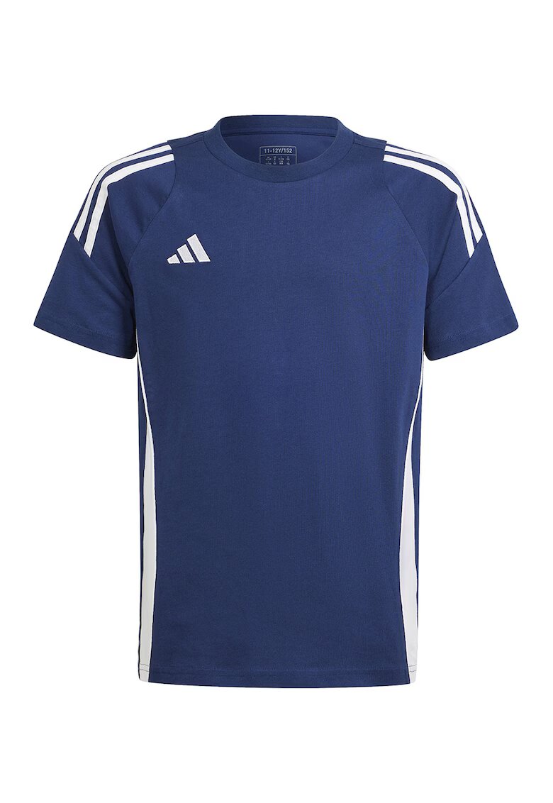 Adidas PERFORMANCE Tricou cu decolteu la baza gatului - pentru fotbal - Alb/Albastru royal