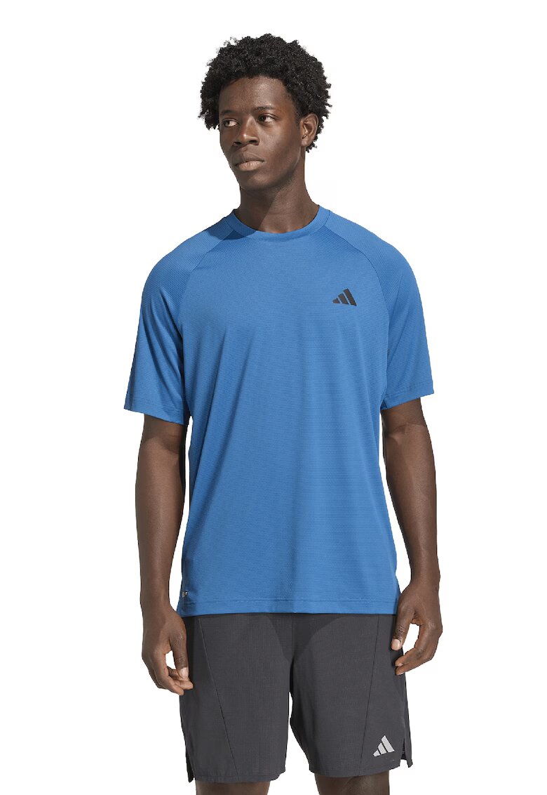 Adidas PERFORMANCE Tricou cu tehnologie ClimaCool - pentru antrenament Techess - Albastru glaciar
