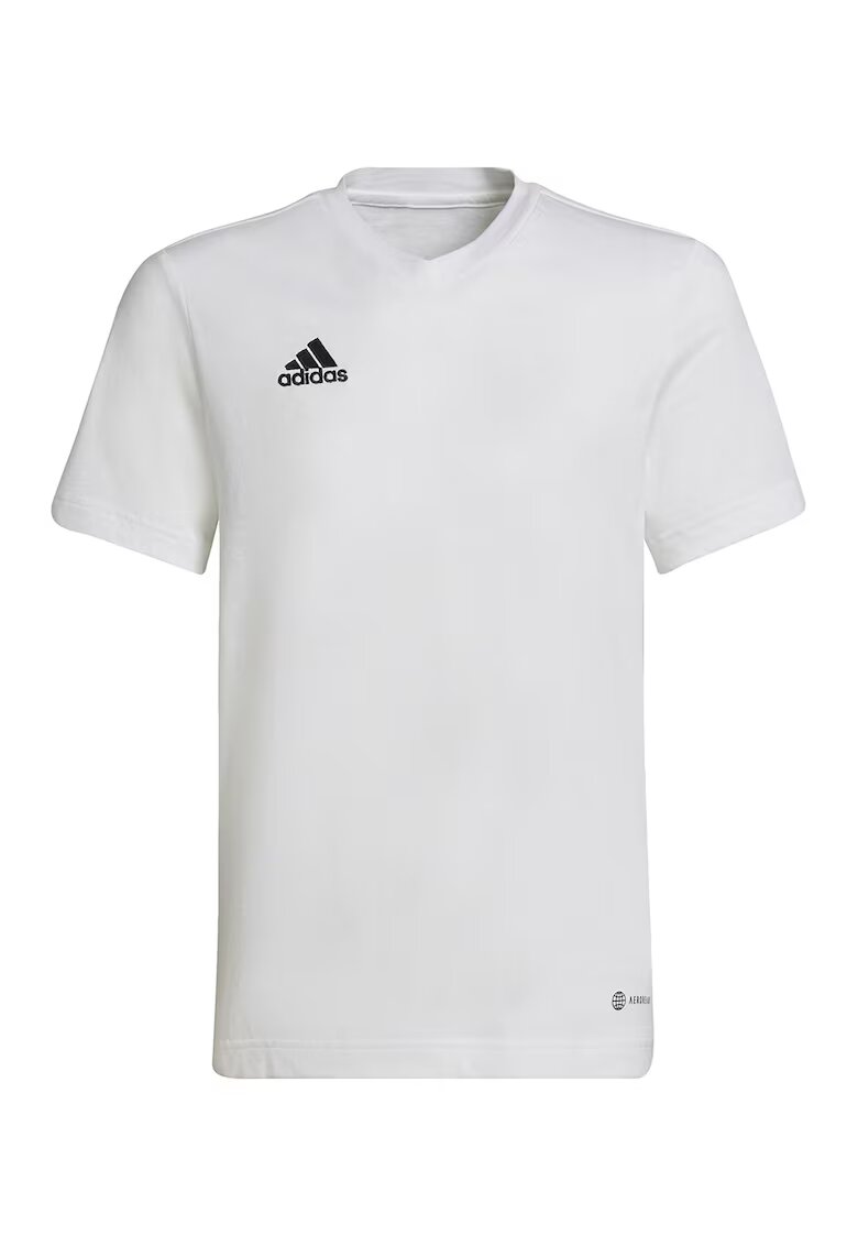 Adidas PERFORMANCE Tricou de bumbac cu logo - pentru fotbal - Alb