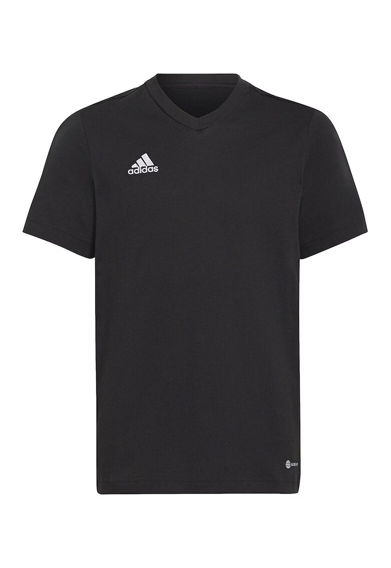 Adidas PERFORMANCE Tricou de bumbac cu logo - pentru fotbal - Negru