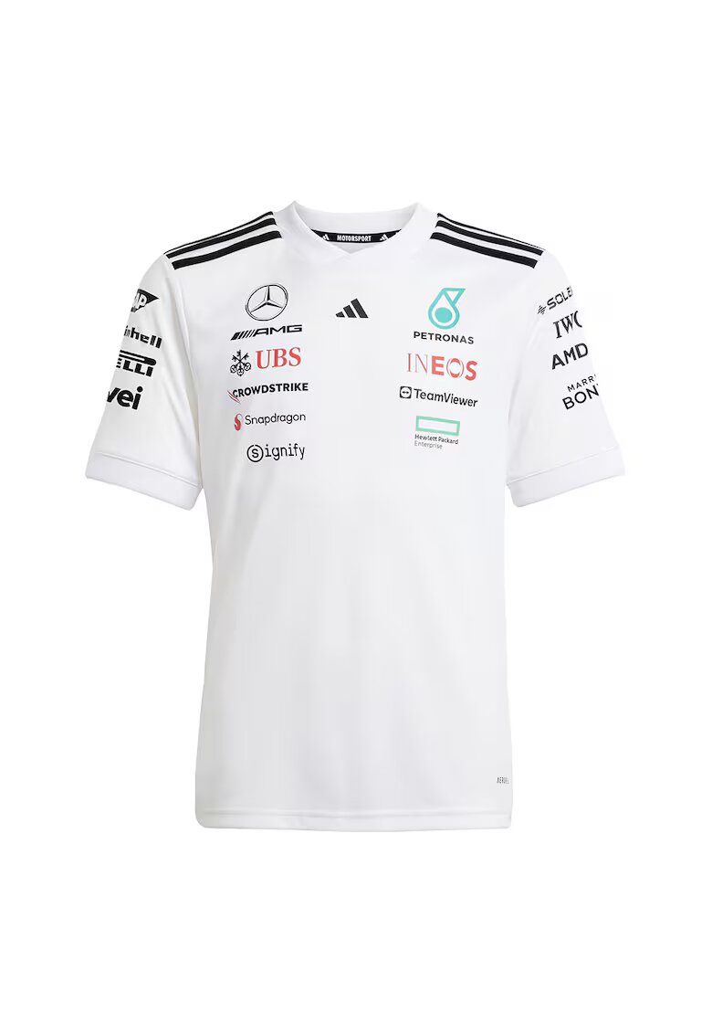 Adidas PERFORMANCE Tricou Motor sport Mercedes - Rosu/Negru/Alb optic