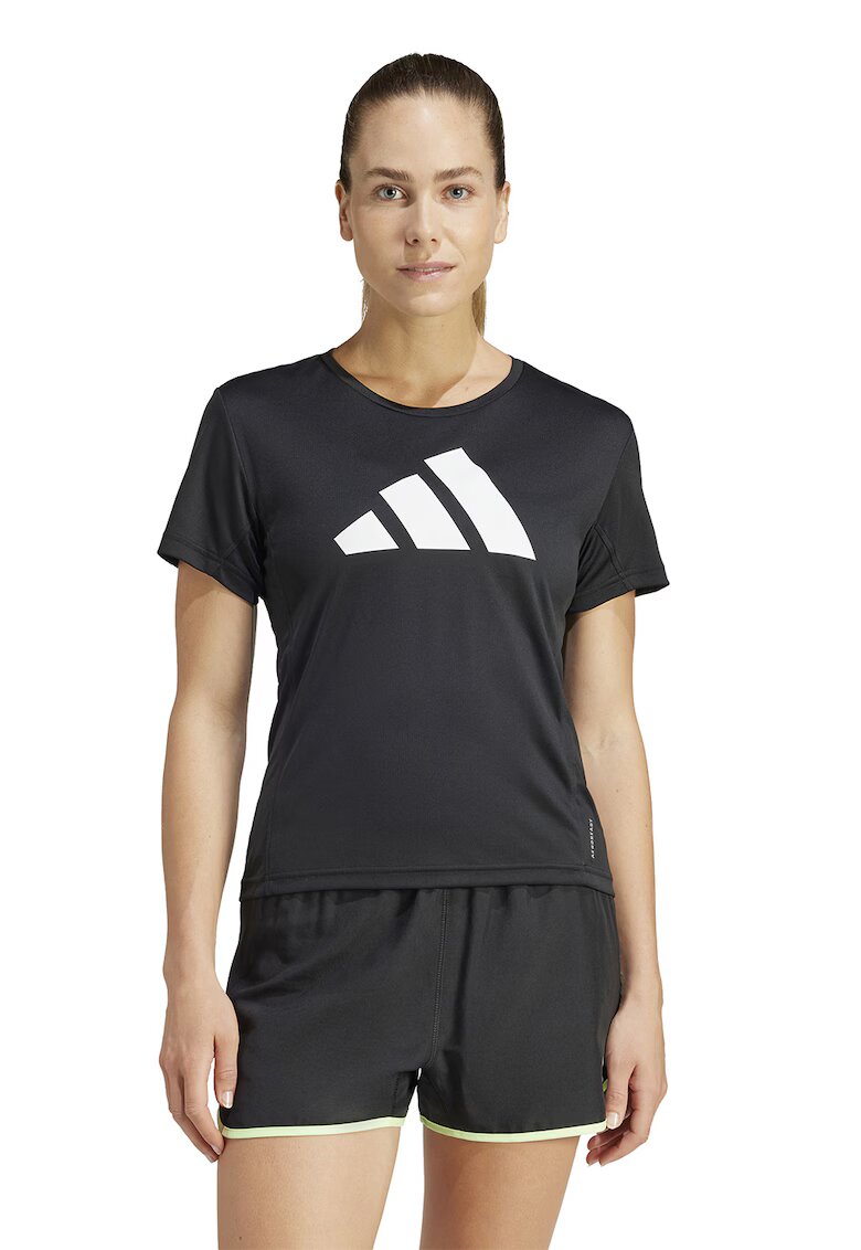 Adidas PERFORMANCE Tricou pentru alergare Run It - Alb/Negru