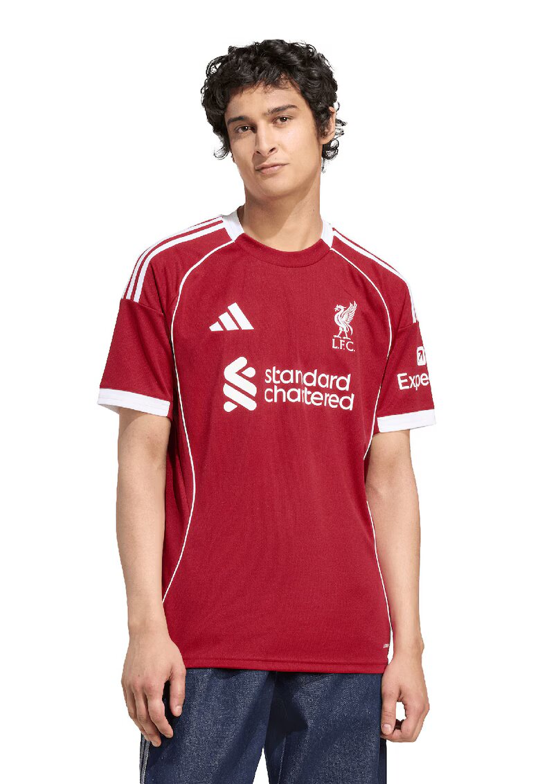 Adidas PERFORMANCE Tricou pentru fotbal Liverpool - Alb/Rosu inchis