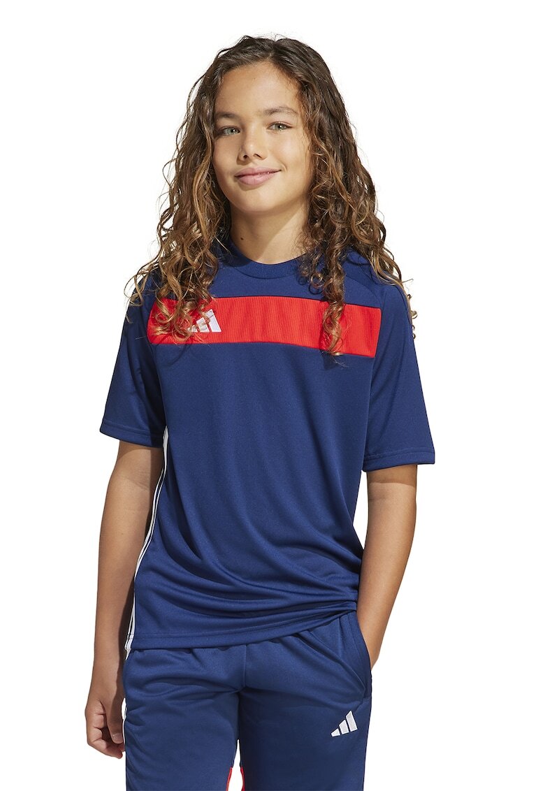 Adidas PERFORMANCE Tricou pentru fotbal Tiro Essentials - Rosu/Bleumarin