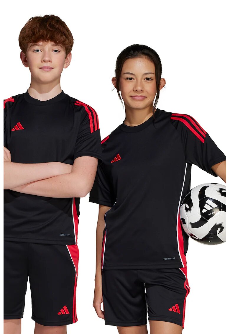 Adidas PERFORMANCE Tricou pentru fotbal TIRO24 - Negru/Coral/Alb optic