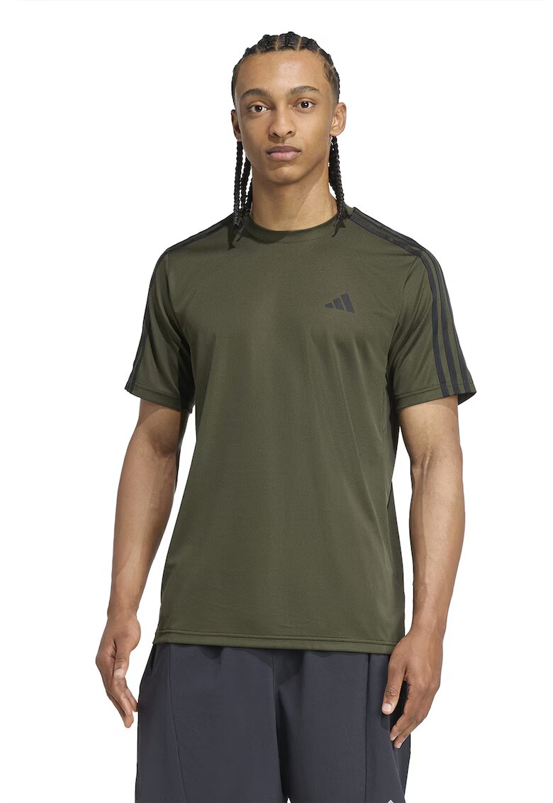 Adidas PERFORMANCE Tricou regular fit cu logo pentru fitness - Verde
