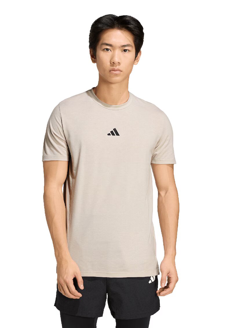 Adidas PERFORMANCE Tricou slim fit pentru fitness D4T - Maro nisip
