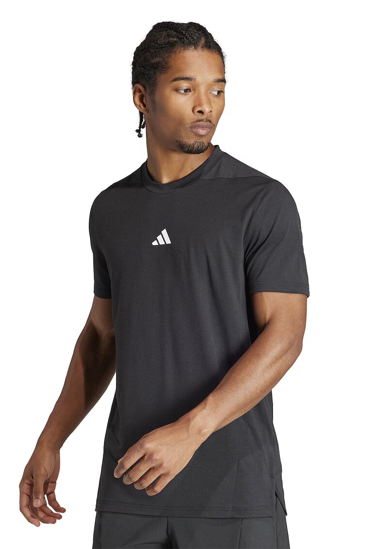 Adidas PERFORMANCE Tricou slim fit pentru fitness D4T - Negru