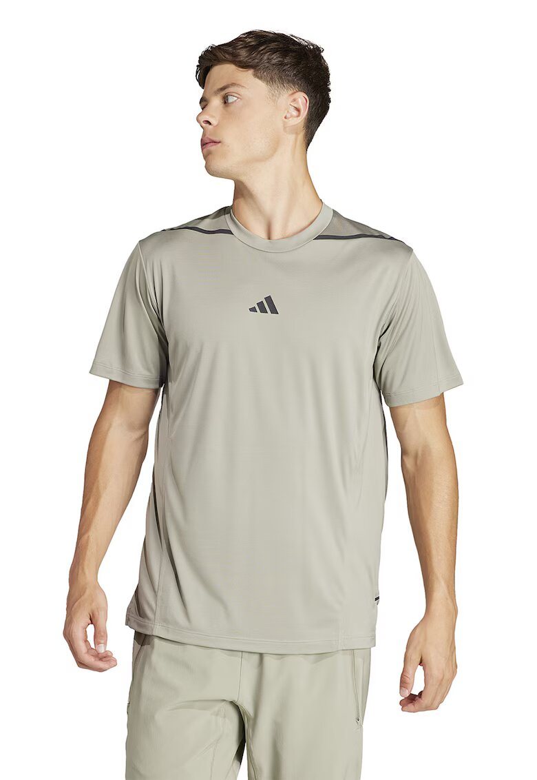 Adidas PERFORMANCE Tricou slim fit pentru fitness - Kaki