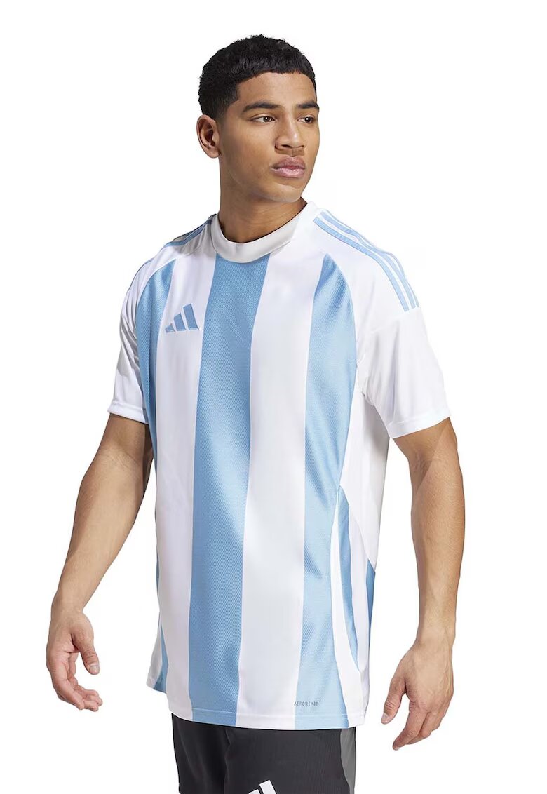 Adidas PERFORMANCE Tricou slim fit pentru fotbal Striped 24 - Alb/Albastru deschis
