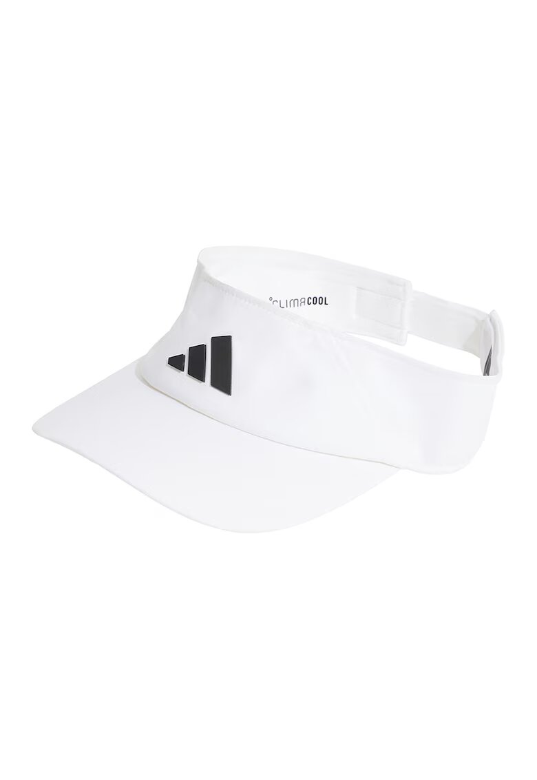 Adidas PERFORMANCE Vizor unisex cu logo pentru antrenament - Negru/Alb optic
