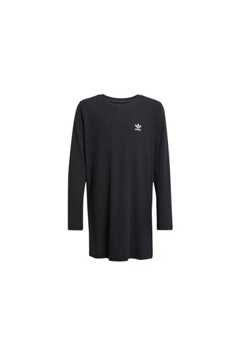adidas Rochie casual cu imprimeu logo si maneci lungi