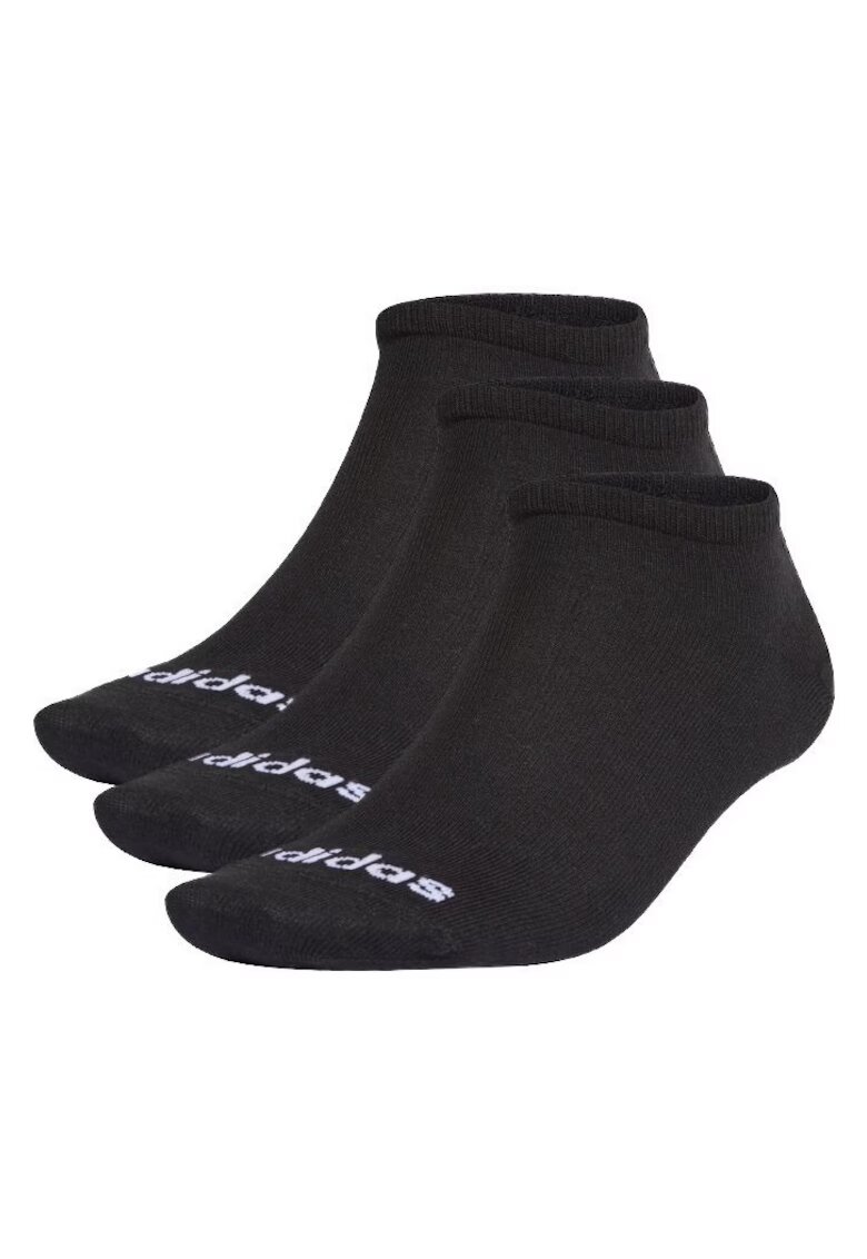 adidas Set 3 perechi sosete sport unisex - Bumbac/Poliester/Elastan - Negru -