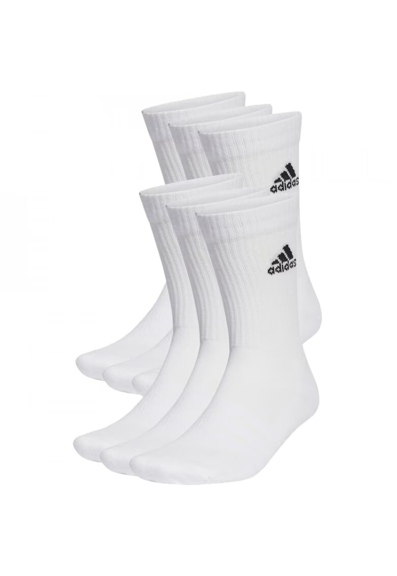 adidas Set 6 perechi sosete Cushioned Crew - alb -