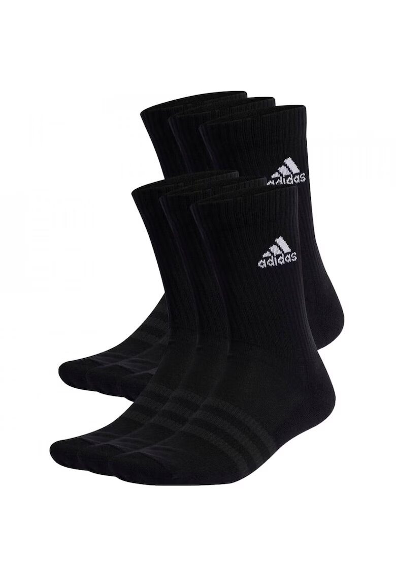 adidas Set 6 perechi sosete Cushioned Crew - negru -