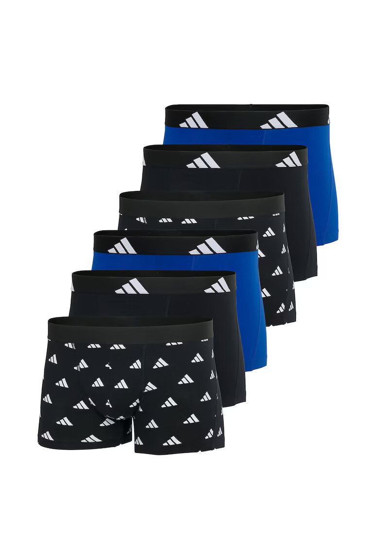 adidas Set de boxeri Active Flex - 6 perechi - Alb/Negru/Albastru