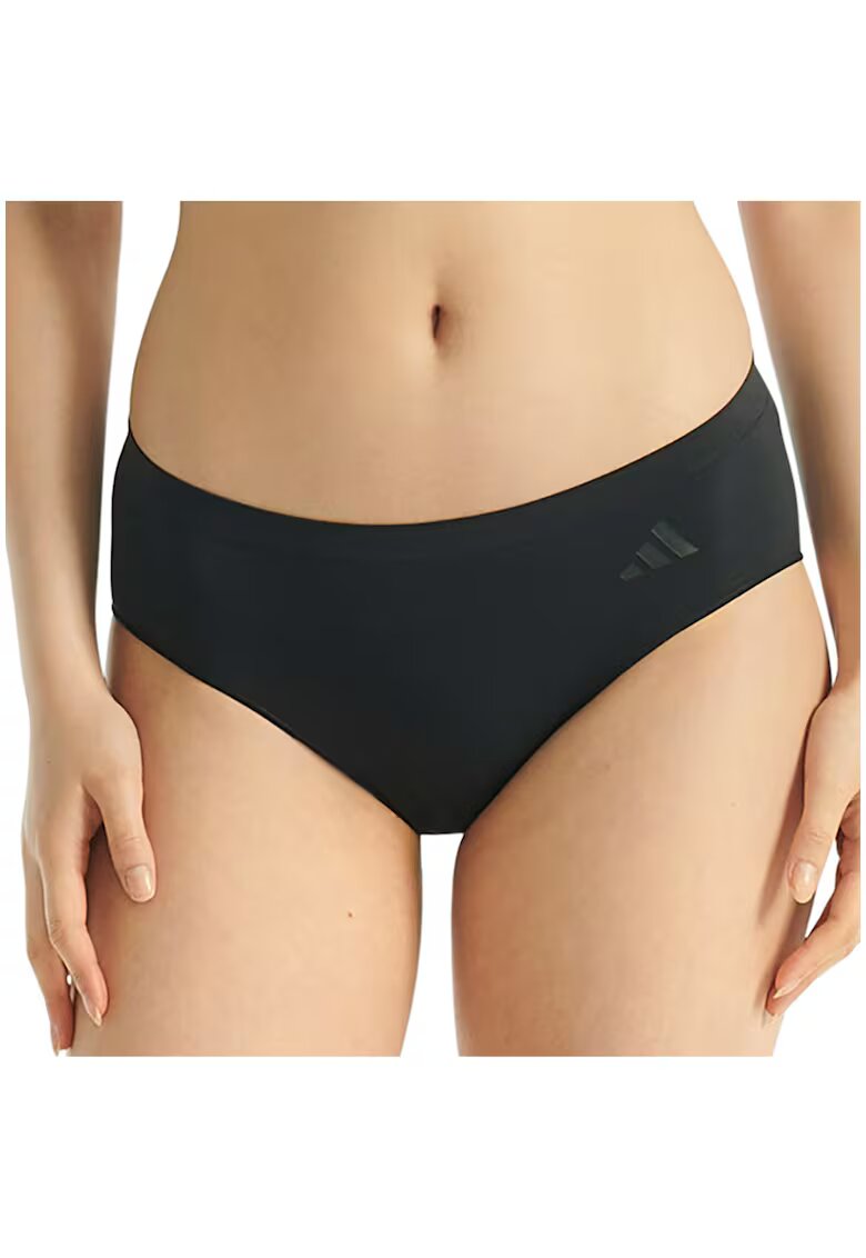 adidas Set de chiloti hipster cu logo discret - 3 perechi - Negru
