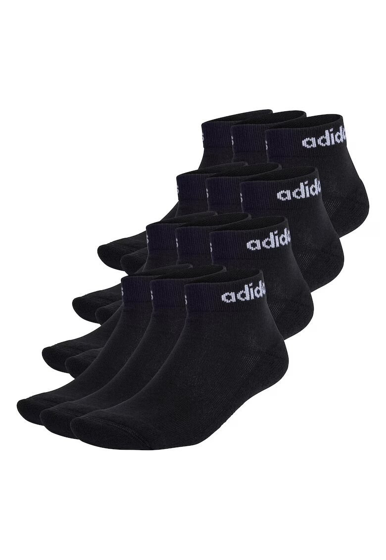 adidas Set de sosete unisex pana la glezna -12 perechi - Negru