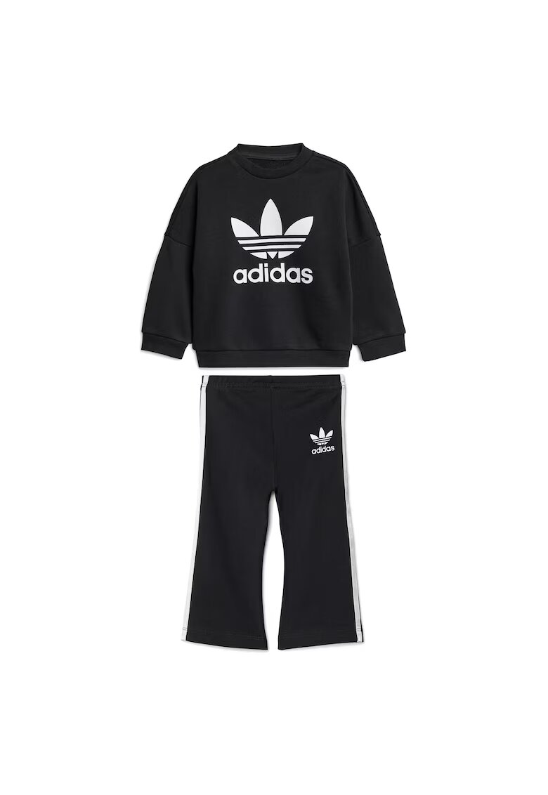 adidas Set de Trening pentru fetite bluza si colanti - negru