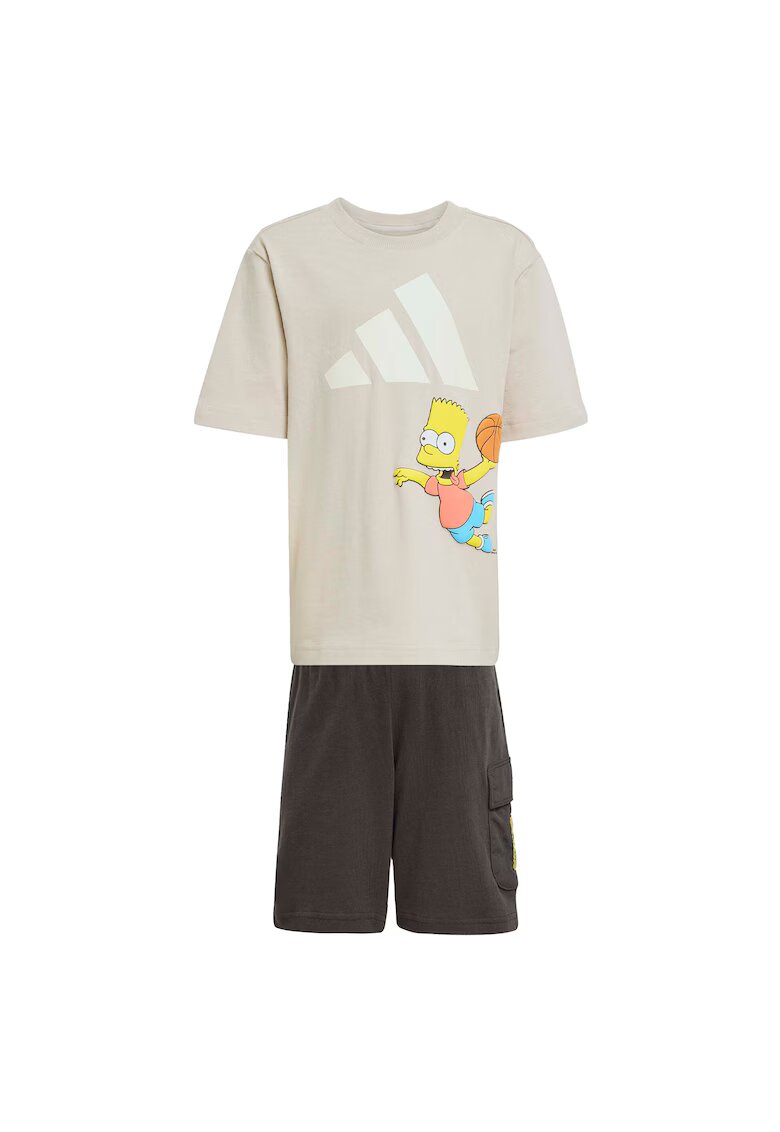 adidas Set de tricou si pantaloni scurti cu logo