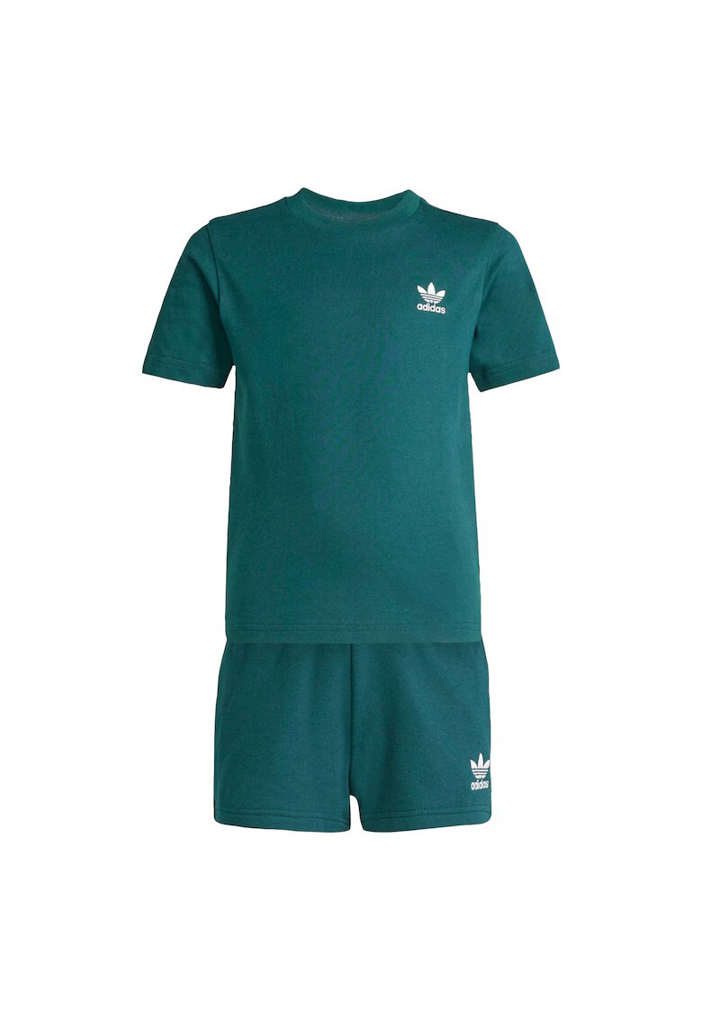 adidas Set Tricou si pantaloni scurti Unisex Copii - verde -