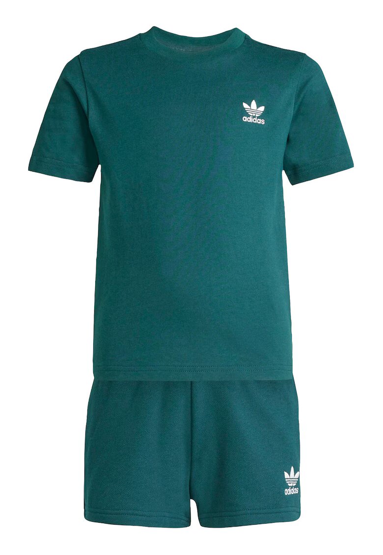 adidas Set Tricou si Sort - Unisex - verde - bumbac