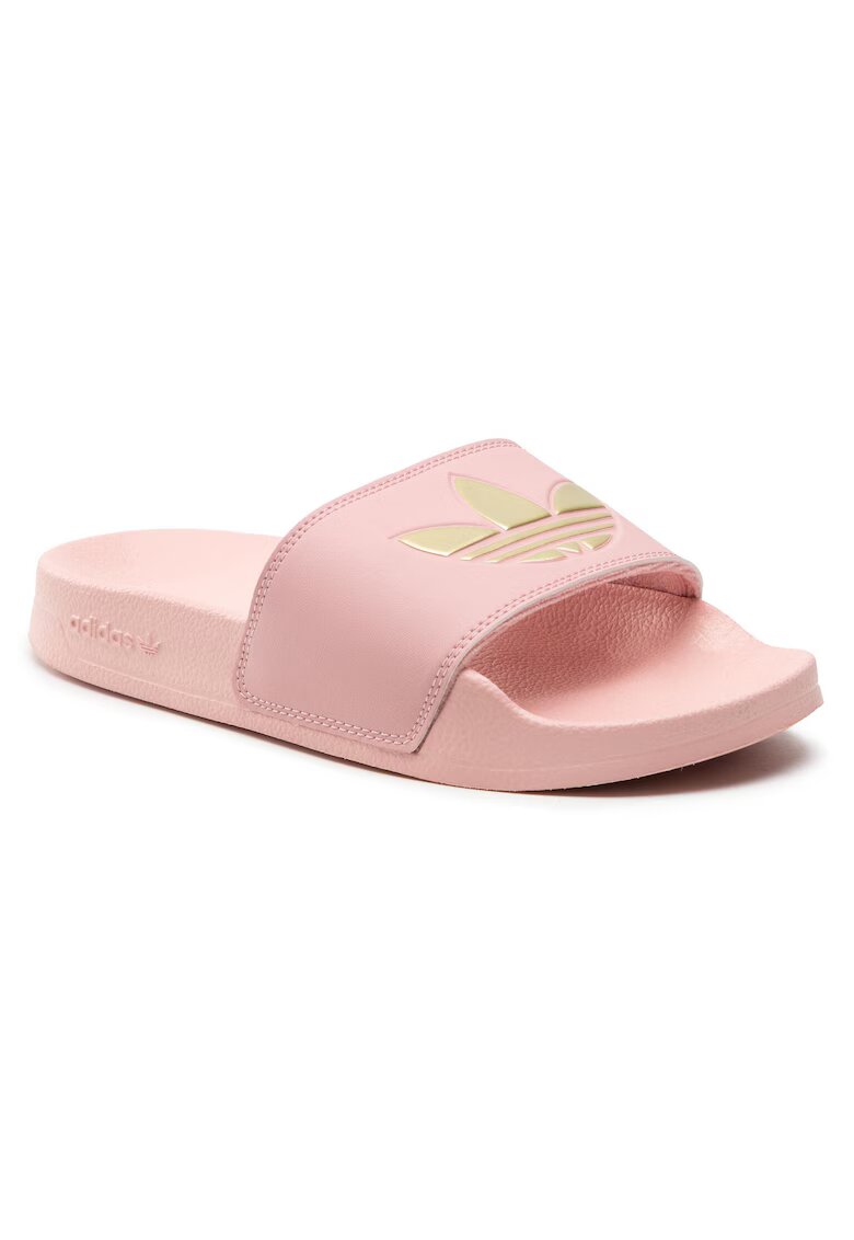 adidas Slapi din piele ecologica cu logo