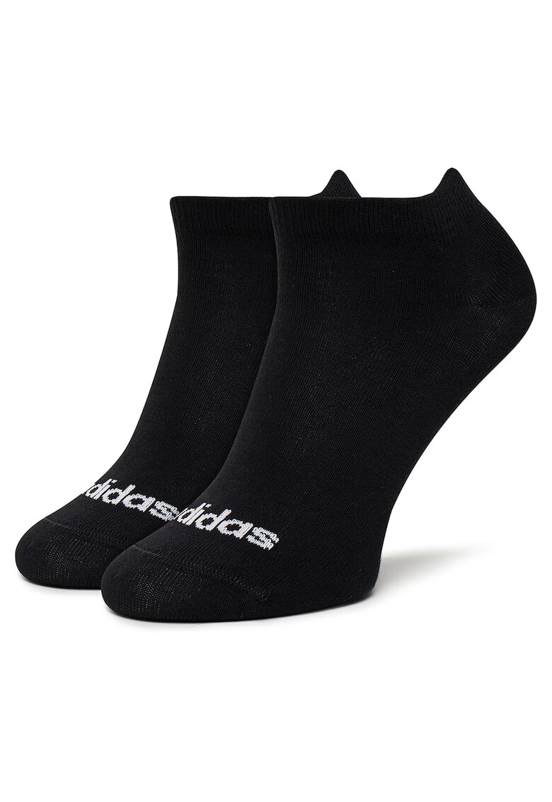 adidas Sosete scurte unisex - 3 perechi - negru -