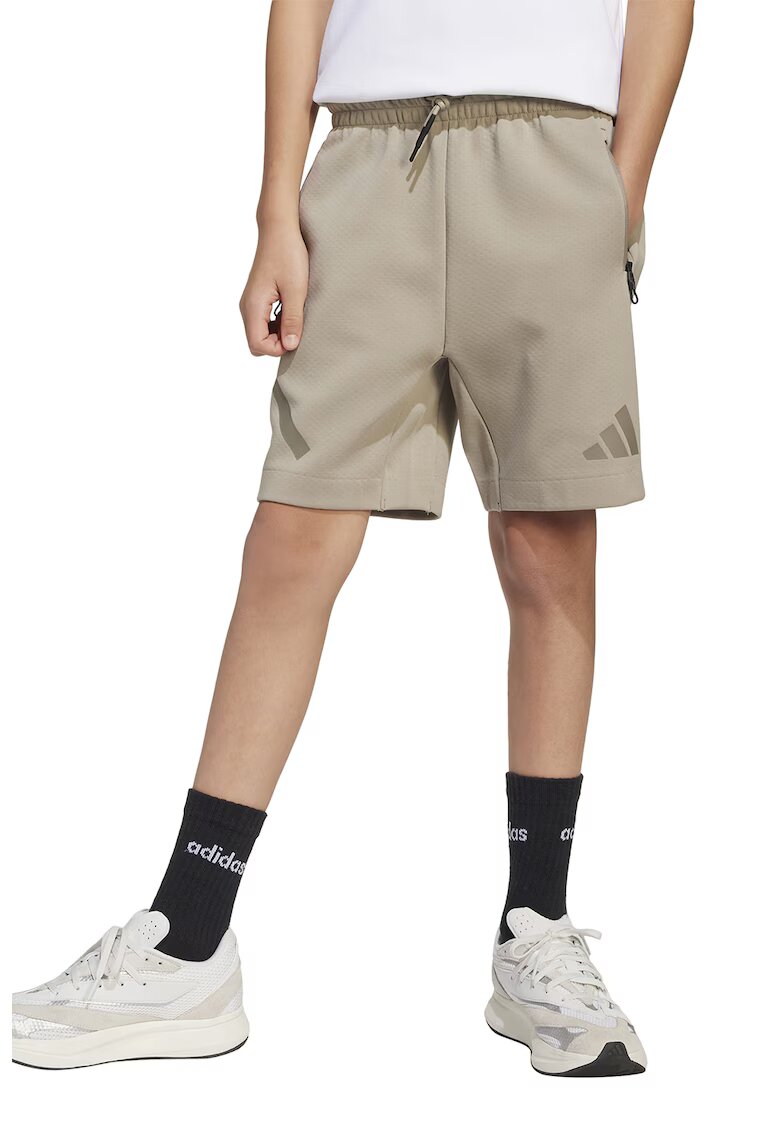 ADIDAS SPORTSWEAR Bermude cu snur si buzunare cu fermoar Z.N.E - Maro nisip