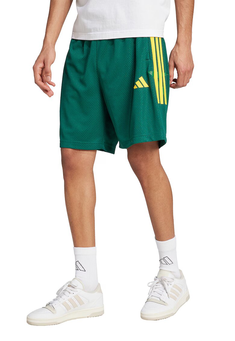 ADIDAS SPORTSWEAR Bermude cu talie ajustabila Tiro - Galben/Verde aquamarin
