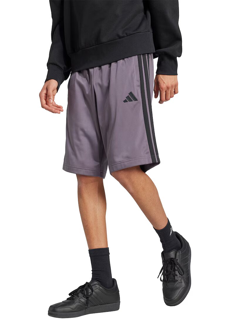 ADIDAS SPORTSWEAR Bermude cu talie inalta - Negru/Violet prafuit