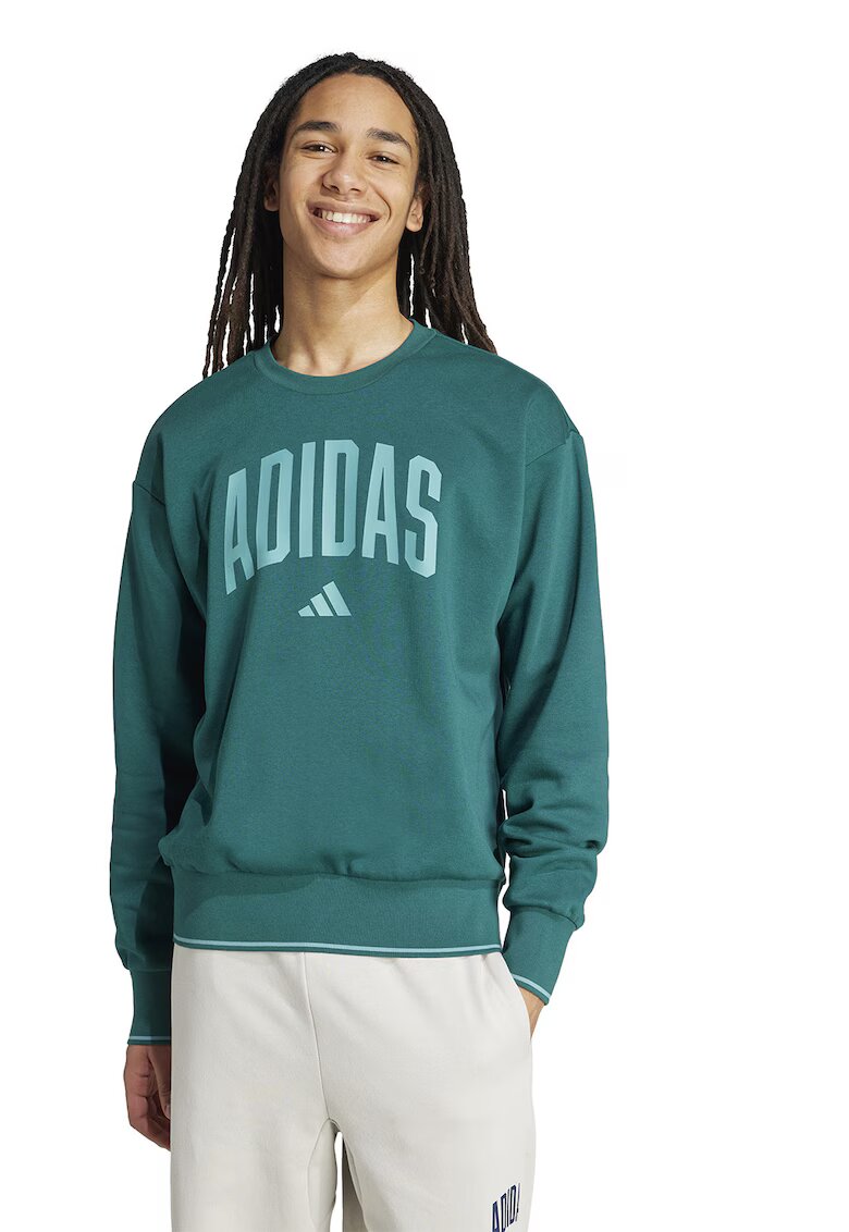 ADIDAS SPORTSWEAR Bluza de trening cu logo - Turcoaz/Verde aquamarin