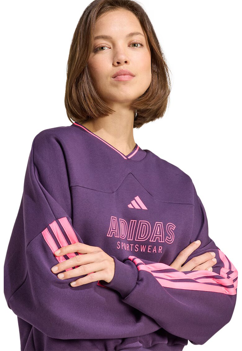 ADIDAS SPORTSWEAR Bluza de trening cu logo - Violet/Roz
