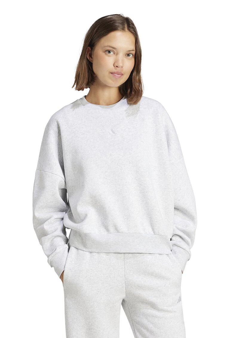 ADIDAS SPORTSWEAR Bluza de trening lejera cu captuseala calduroasa - Gri deschis melange