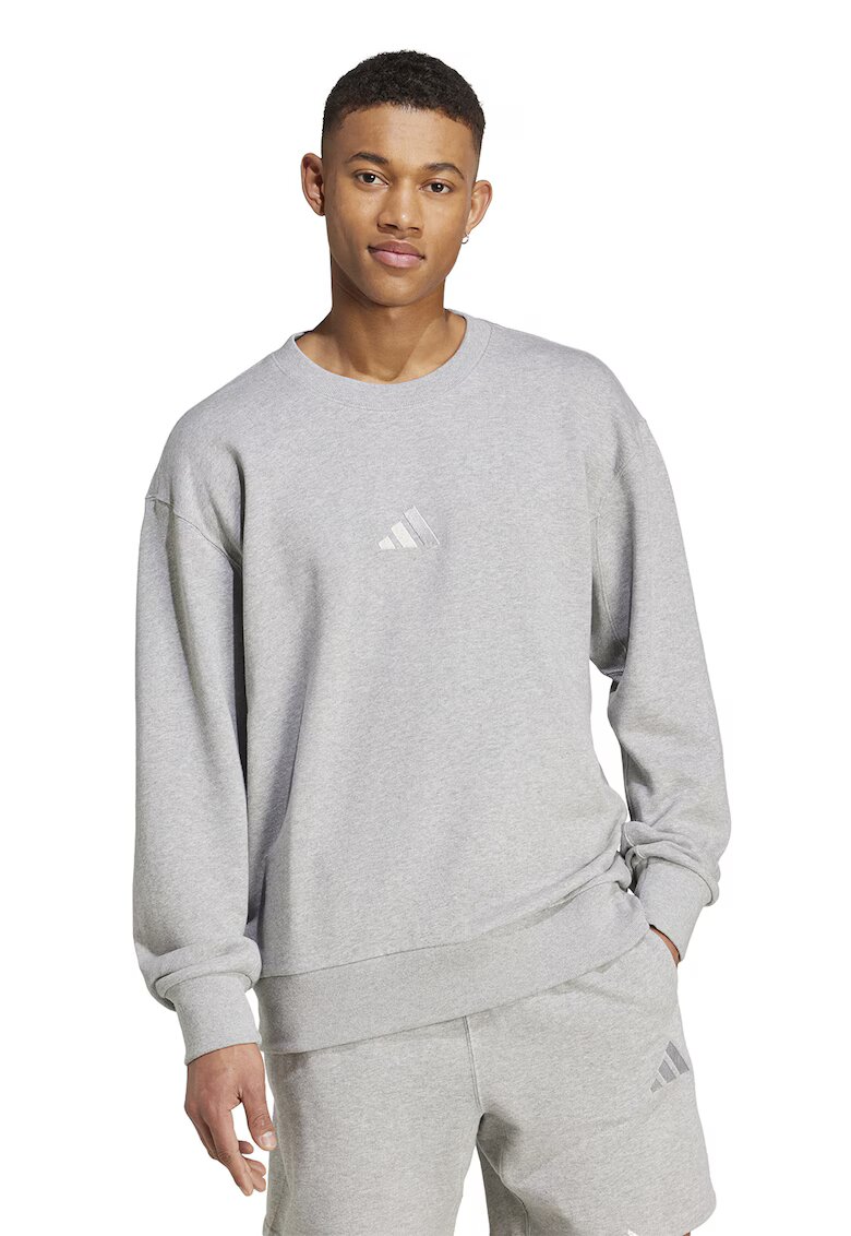 ADIDAS SPORTSWEAR Bluza lejera de trening din bumbac ALL SZN - Gri melange