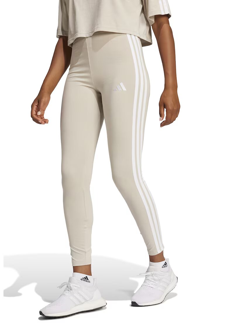 ADIDAS SPORTSWEAR Colanti cu imprimeu logo - Crem