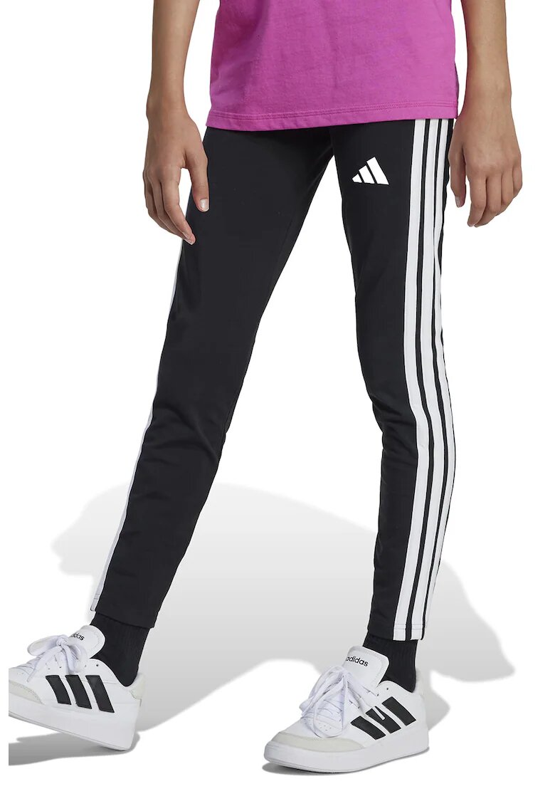 ADIDAS SPORTSWEAR Colanti cu model cu logo Essentials - Alb/Negru