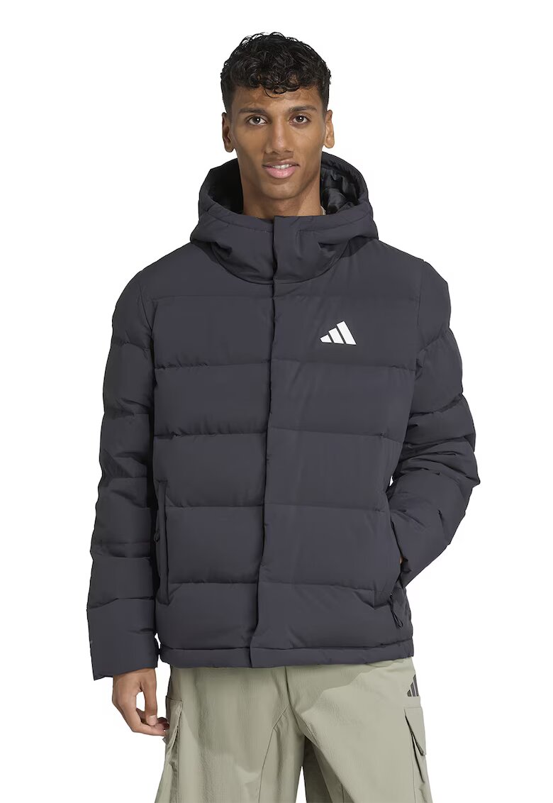 ADIDAS SPORTSWEAR Geaca cu gluga - Gri inchis