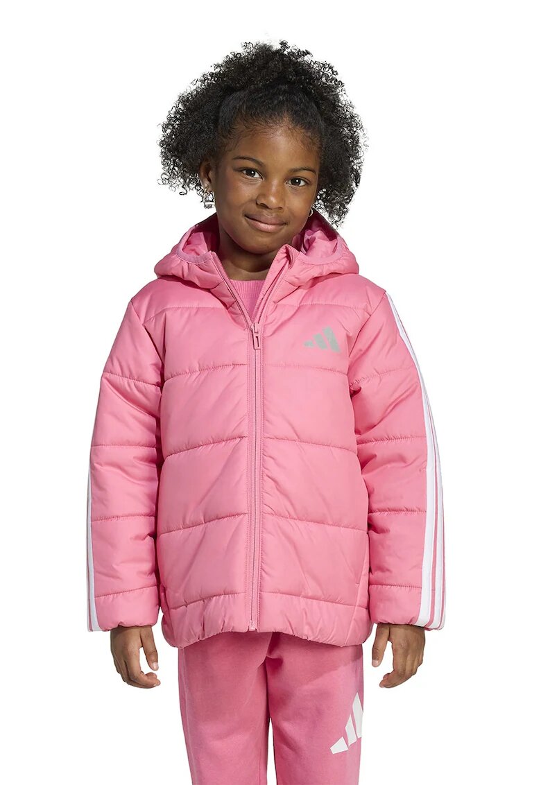 ADIDAS SPORTSWEAR Geaca cu gluga si aspect matlasat - Roz pastel
