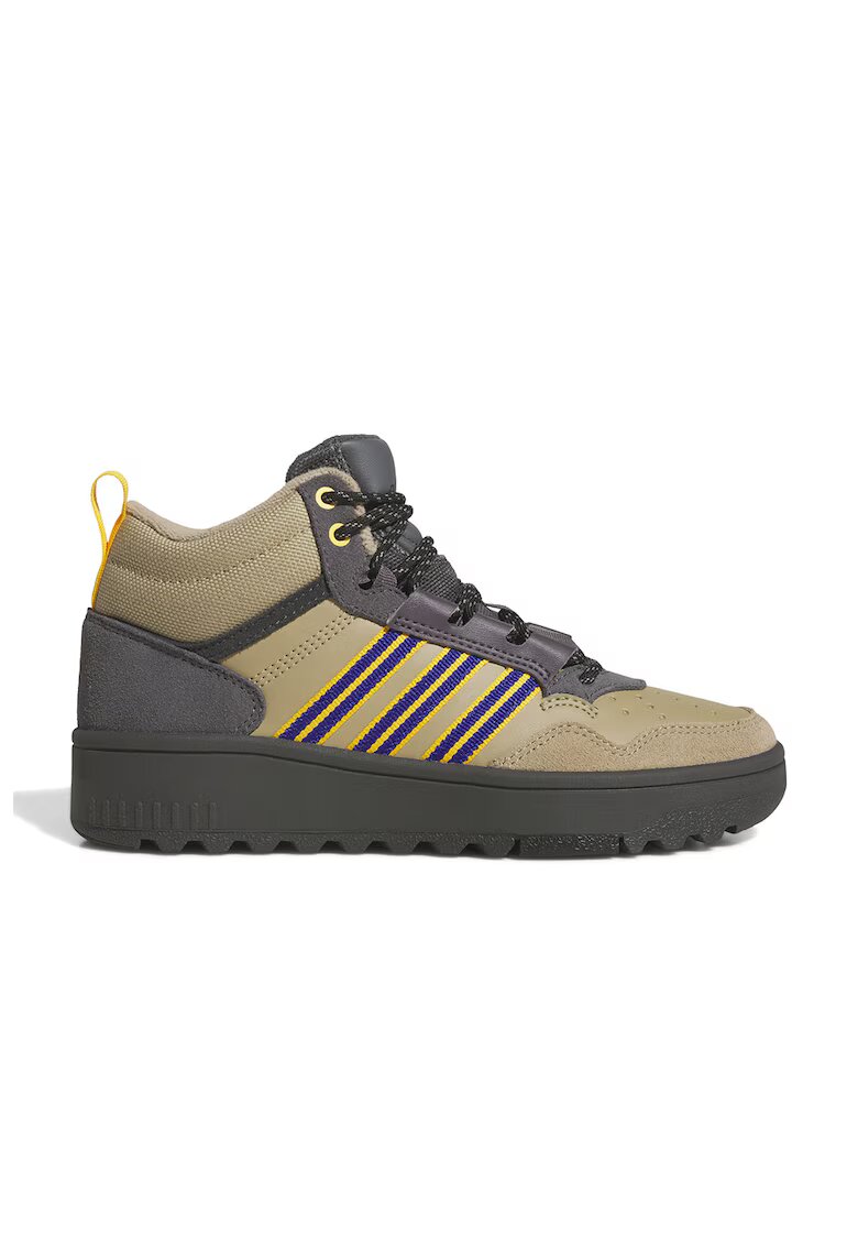 ADIDAS SPORTSWEAR Ghete cu garnituri din piele intoarsa - Verde/Negru