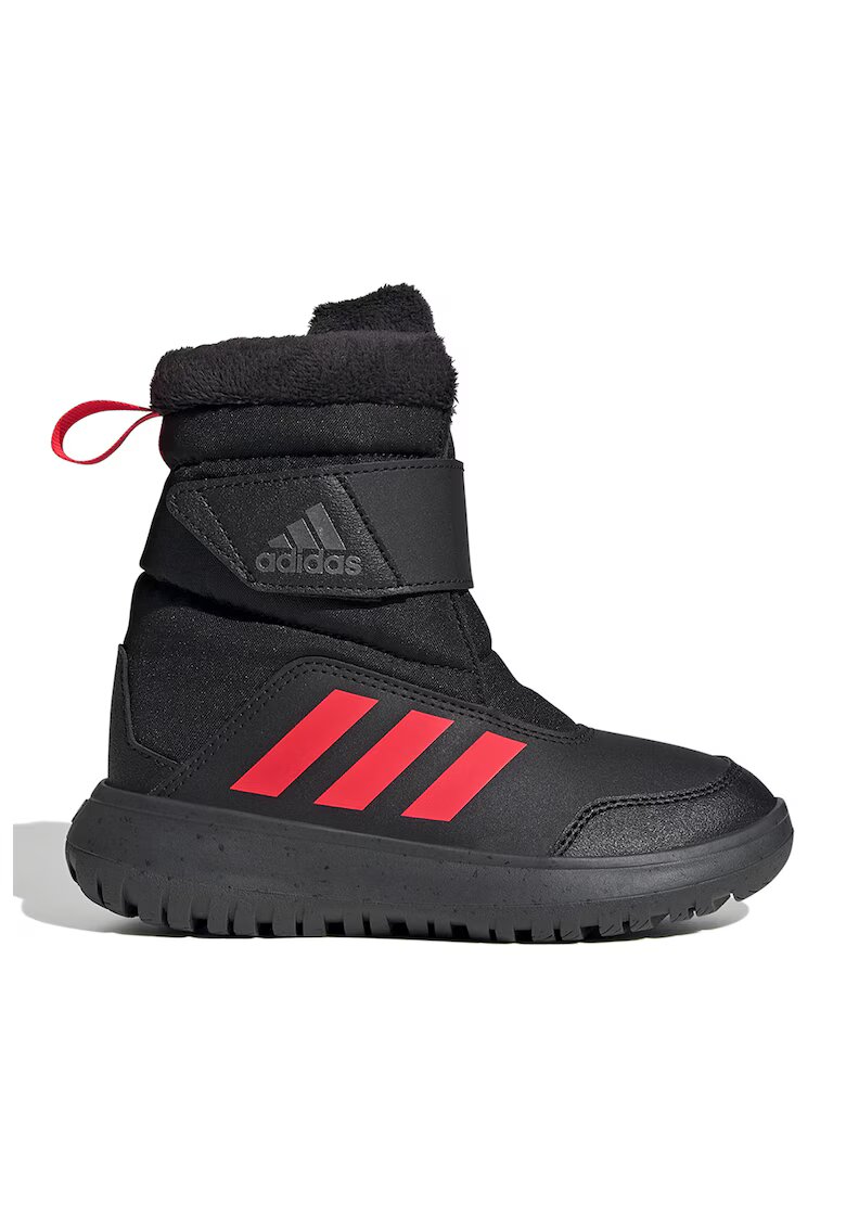 ADIDAS SPORTSWEAR Ghete cu velcro Winterplay - Negru/Rosu vermillion
